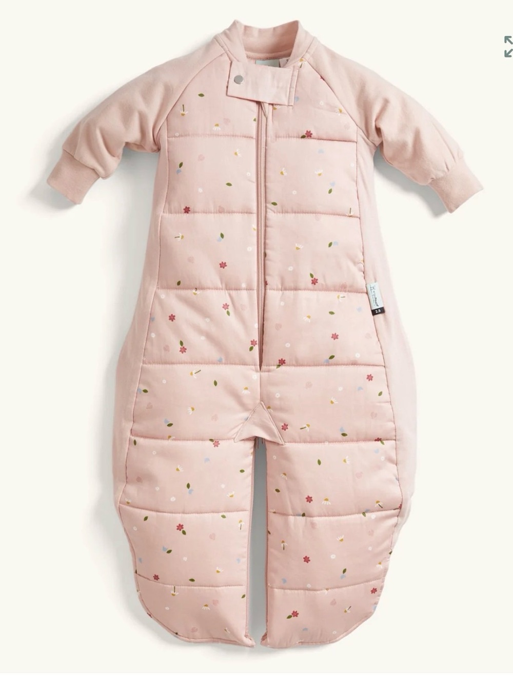 Ergo Pouch Australia Sleep Suit Sack 3.5 TOG 2-4t Daisies